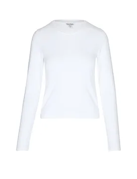 Loungewear Langarmshirt EVERYDAY weiss XL damen - Organic Basics - FashionsVida
