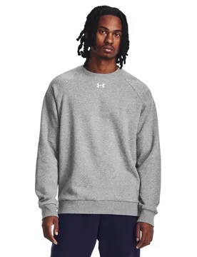 Sweat-shirt Rival Fleece Crew Castlerock Light Heather 025 / White 100 M