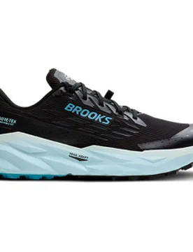 Cascadia 19 GTX Trailschuhe Damen Black/Ebony/Blue Flower 38 - Brooks - FashionsVida