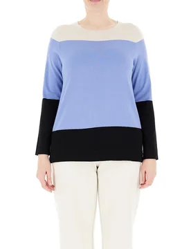 Maglia maniche lunghe AZZURRO CHIARO L - LUISA VIOLA - FashionsVida