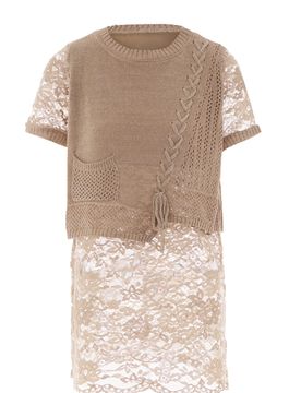 LUREA Jersey beige oscuro