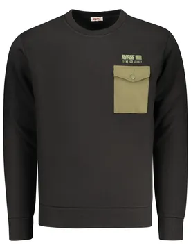 Herren Sweatshirt Schwarz RFF410_NENERO