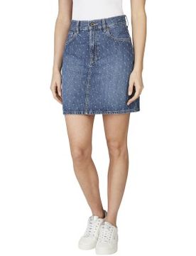 Para mujer. PL90112444F0 Mini Falda Rise (L), Casual, Algodón, Denim