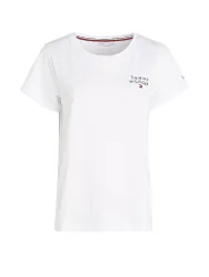Loungwear T-Shirt weiss S damen