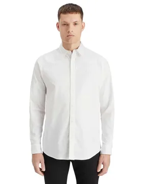 Chemise à Manches Longues 179186 White S - Scotch & Soda - FashionsVida