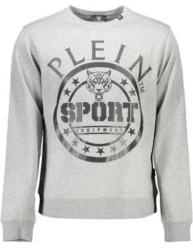 Herren Langarm-Sweatshirt Grau FIPS208_GRIGIO_94-GREY