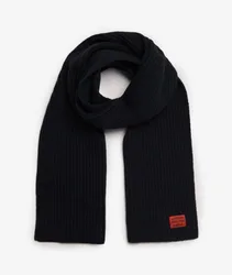 Superdry Damen Workwear Strickschal Marineblau - Größe: One Größe