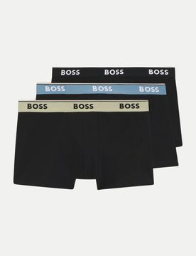 Black Boxershorts 3er-Pack Schwarz XXL