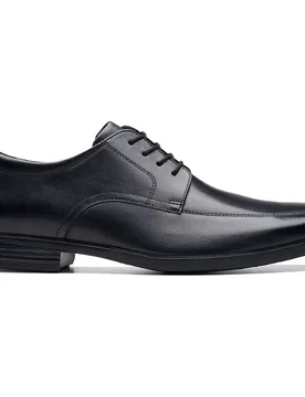 Shoes Scarpe Howard Over Black Leather EU 42 - Clarks - FashionsVida