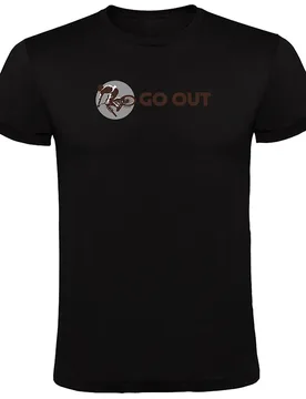 Maglietta A Maniche Corte Go Out Black - Kruskis - FashionsVida