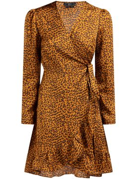 Faina Vestido marrón / naranja