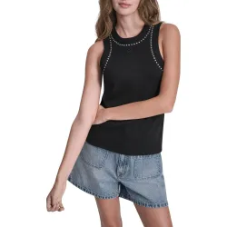 Tank top de mujer con detalle de strass