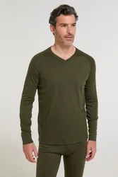 Talus Mens Thermal Top - Green - Green - Size: XS