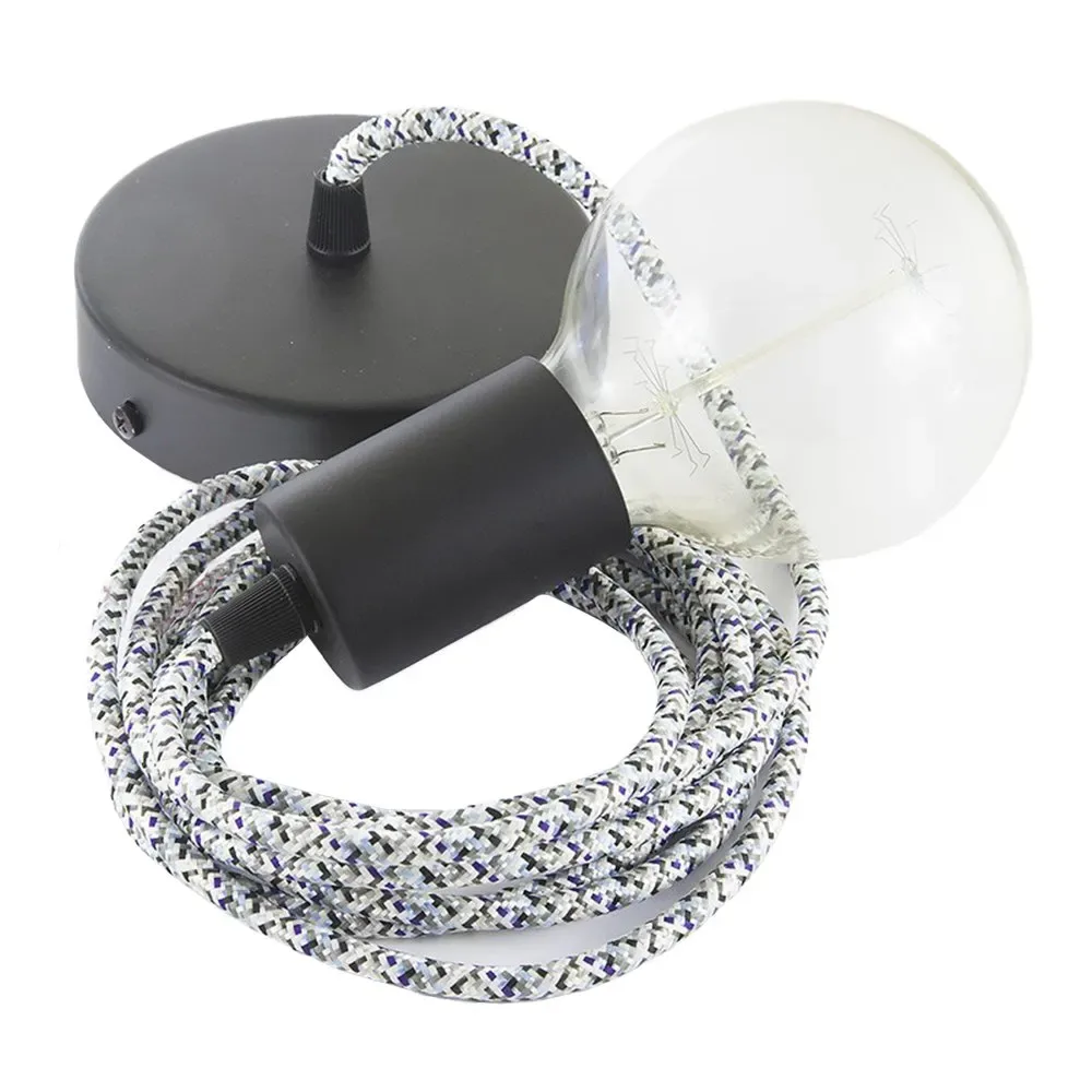 Cables Suspension Luminaire Rx04 Pixel 1 M Ice / Black One Size - Creative - FashionsVida