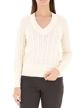 Maglione a trecce LAUREN AVORIO M - Ralph Lauren - FashionsVida