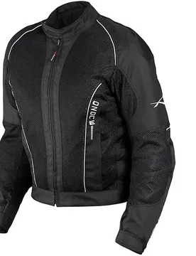 Giacca Moto In Tessuto A-Pro Estivo Traforato OZONE Nero taglia XS - American-pro - FashionsVida