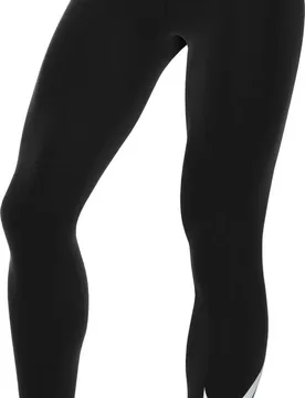 Sportswear Essential Mid-Rise Swoosh Damen Tights, schwarz US: S - Nike - FashionsVida