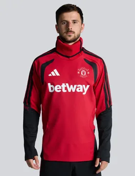 Manchester United 26/27 Training Tiro Authentic Warm Top Red (Sponsored) 2XL - Adidas - FashionsVida