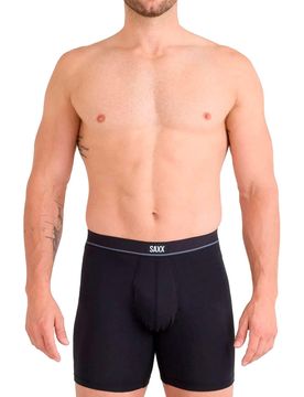 Essential cotton boxer calzoncillo térmico Negro (L)