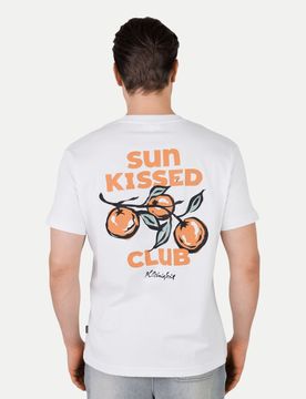 T-Shirt Big Sunkissed Weiß S