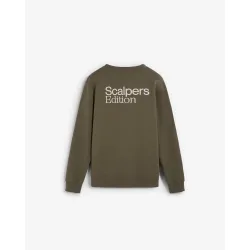 Sudadera sin capucha de hombre con logo trasero