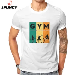 Men Cotton Tops Plus Size Summer Tees New Graphic T-shirt Fashion Men's Tshirt Oversized Short Sleeve T Shirt Man Clothing