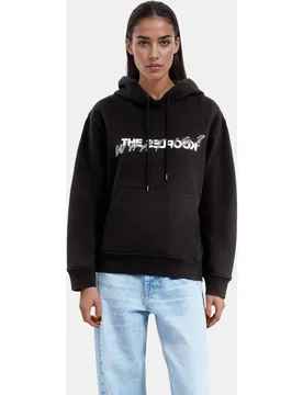 Sudadera de mujer "What is" strass con capucha - The Kooples - FashionsVida