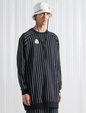 Superdry Damen Limited Edition Sdx Nyc Luxe Kleid mit Rundhalsausschnitt Schwarz - Größe: XS/S - 60.00 - FashionsVida
