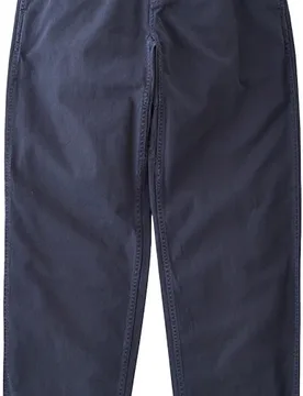 Pantalon décontracté en coton biologique - Pant Double Navy en Coton - Taille L - Gramicci - FashionsVida