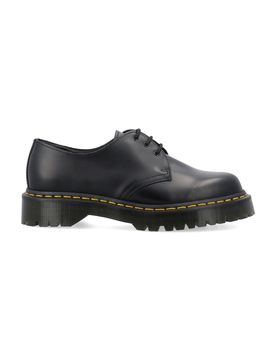 Bex Smooth Leather Oxfords - Bold Platform with 3.5 cm Heel