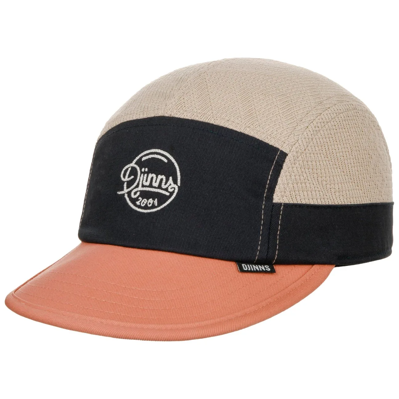 P Soft Summer Knit Cap by - black-beige - Herren - Size: One Size - Djinns - FashionsVida