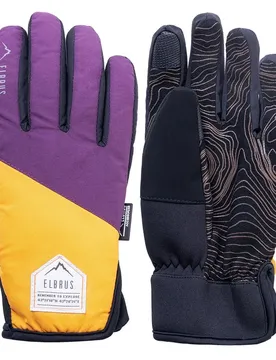 Gants Pointe Cadmium Yellow / Plum Purple L-XL