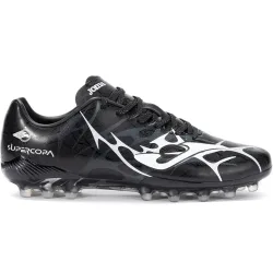 Super copa ag botas de futbol cesped artificial Negro (41)