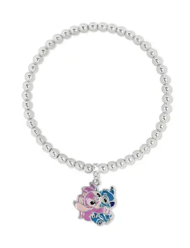 Ange Et Bracelet Disney Stitch Silver / Pink / Blue One Size unisex