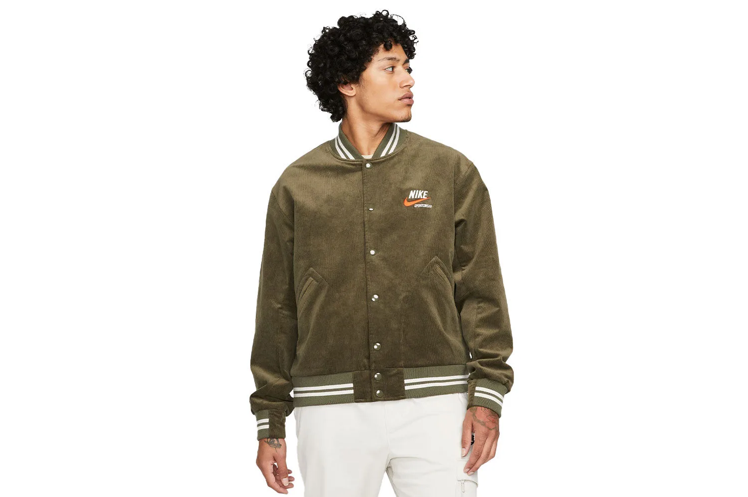 Trend Bomber Jacket - Jacke-Windbreaker - grün - Herren - Size: XL - Nike - FashionsVida