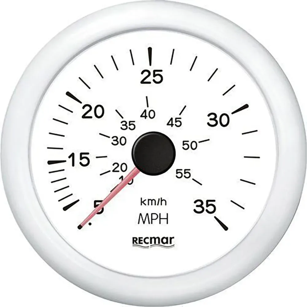 Ph Speedometer 0-35 M White 100 mm unisex - Recmar - FashionsVida