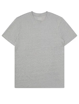T-Shirt grigio chiaro M - Knowledge Cotton Apparel - FashionsVida