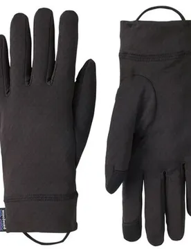 MW Liner Fingerhandschuhe, schwarz XL