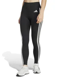 Optime Essentials 3-Stripes High Waisted 7/8 Leggings Black female