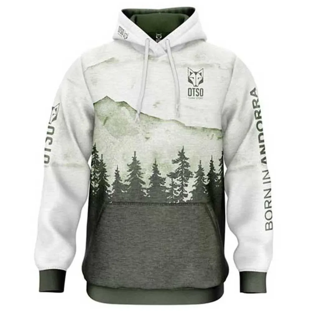 Otso Felpa Con Cappuccio Green 2XS - OTSO - FashionsVida