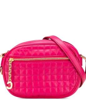 Quilted Calfskin C Charm Crossbody - Celine - FashionsVida