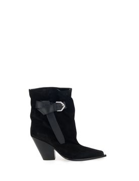 Stivaletti pelle scamosciata NERO 40