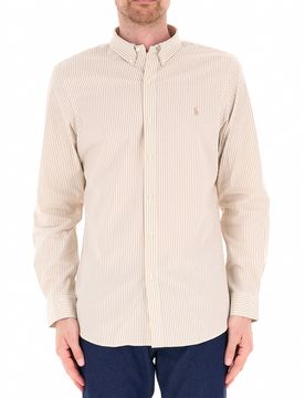 Camicia maniche lunghe POLO BEIGE S