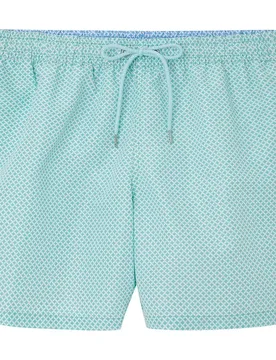 Pantaloncino Da Bagno Grid Aqua S