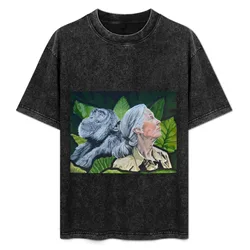 Jane Goodall T-Shirt Anti-Perspiration Workout Top