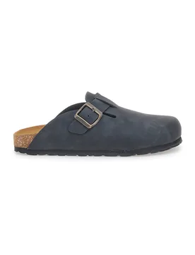 Ciabatte Chiuse Nere con Sottopiede in Pelle Made in Italy 335A013PR 36 - PITTARELLO TIERRA - FashionsVida