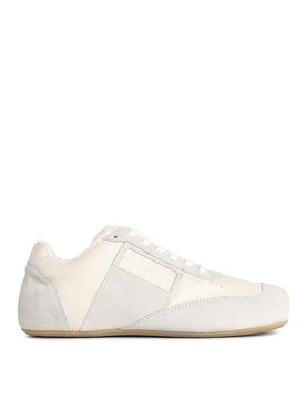 Sneakers anatomiche in pelle nappa