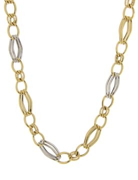 Collana Donna Oro Bianco Giallo GL101644