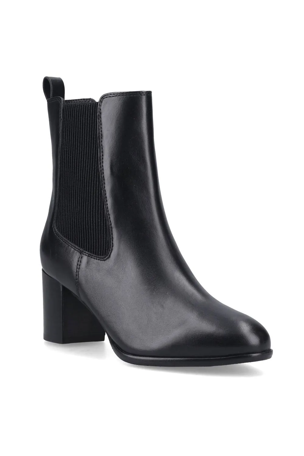 Camellia Heeled Boot - Black - Size: 5 - Hush puppies - FashionsVida