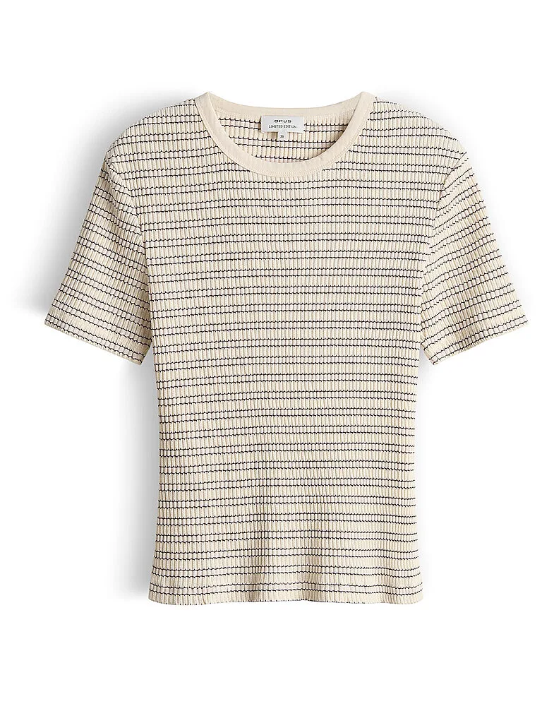 Opus Camiseta SOLEILI crema 38 - Opus - FashionsVida